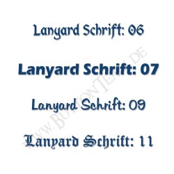 Schlüsselband mit Wunschdruck