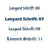 Schlüsselband mit Wunschdruck