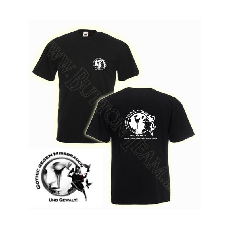 T-Shirt Gothic gegen Missbrauch