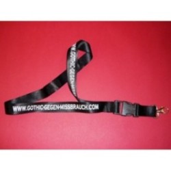 Lanyard - Gothic gegen Missbrauch