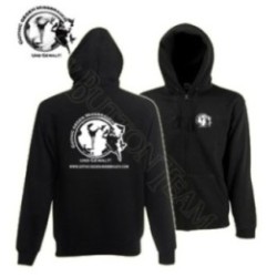 Kapuzenjacke Gothic gegen Missbrauch