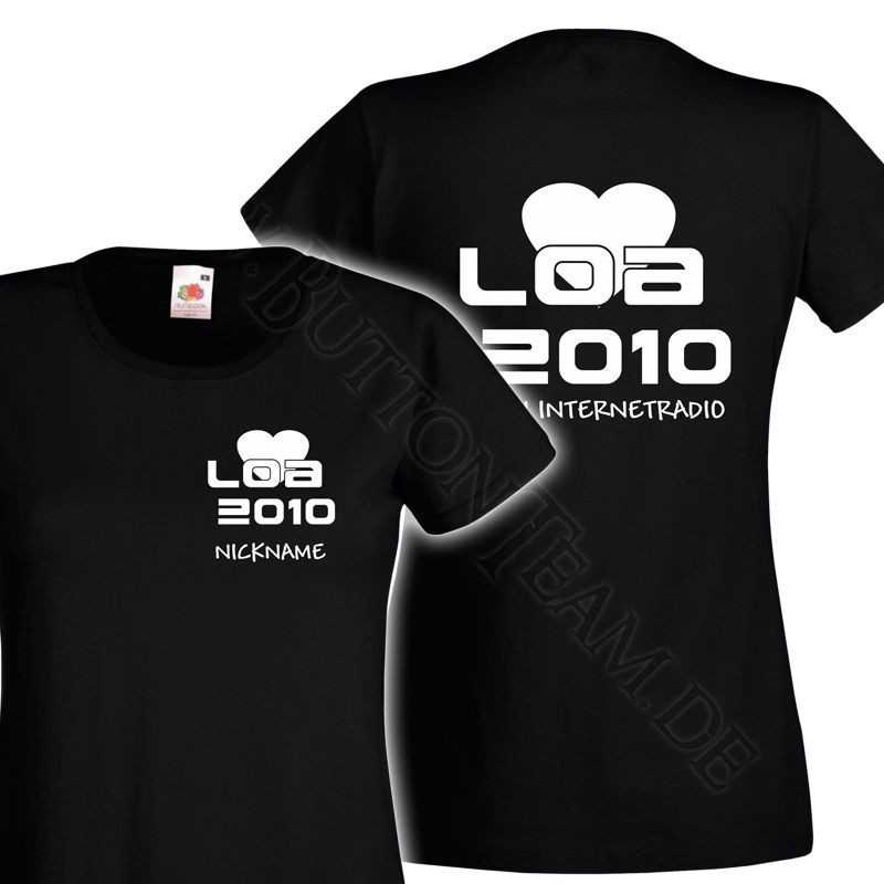 Loa2010 - Lady Fit Shirt mit Radio-Logo