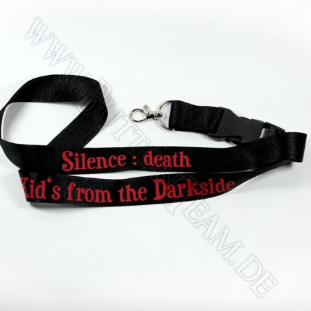 Lanyard  "Silence : death"