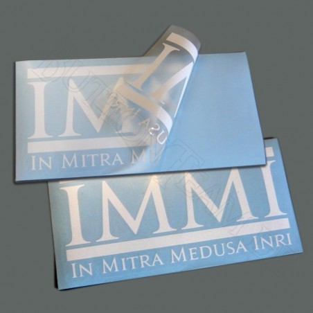 Aufkleber  In Mitra Medusa Inri