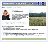 Homepage Schultz Immobilien Webdesing by ButtonTeam